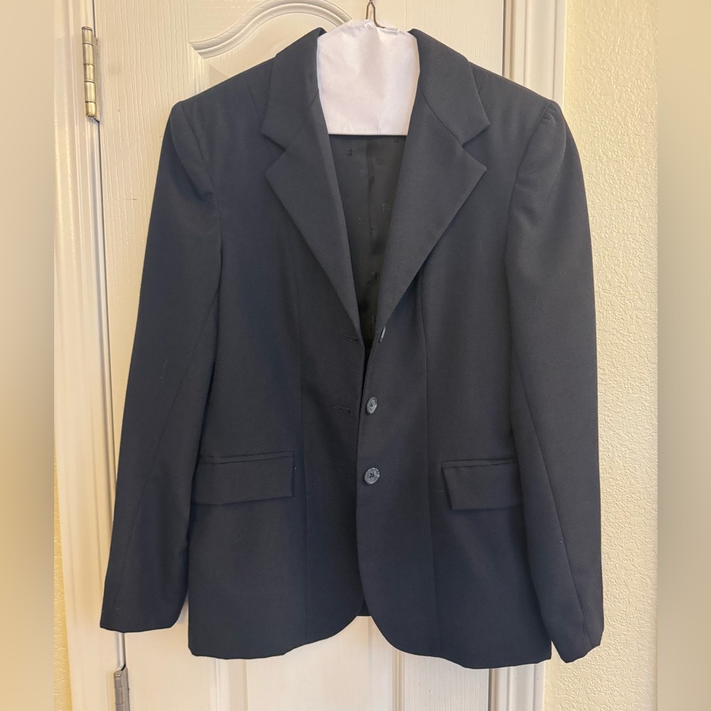 Junior Black Equestrian Jacket